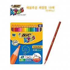 [BIC] 빅 에볼루션 메탈 색연필 18색